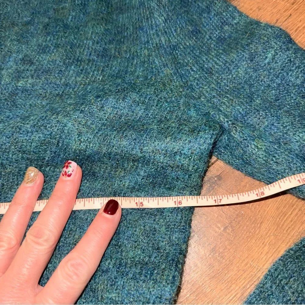 J. Crew Blue-Green Knit Sweater - Picture 4 of 7